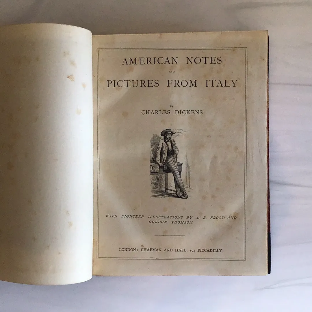 -American Notes & Pictures from Italy Christmas Books*