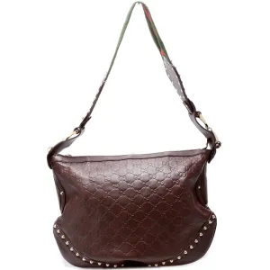 153691 Guccissima Leather Studded Pelham Hobo