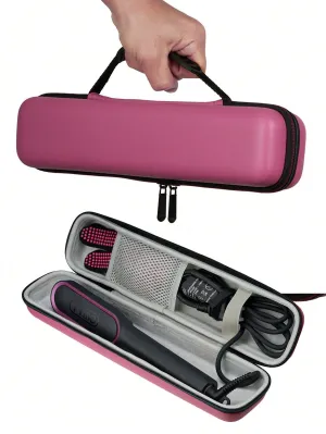 1pc Curling Iron Portable Storage Box Straight Hair Comb Portable Storage Bag