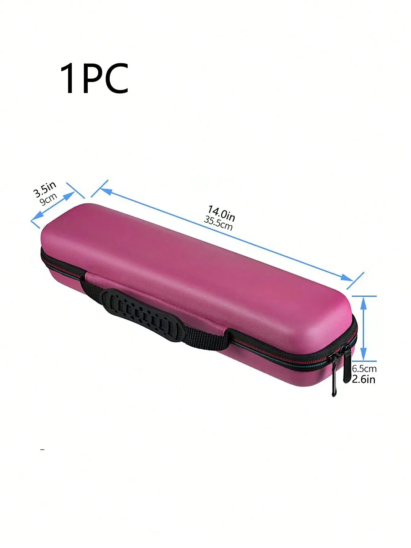 1pc Curling Iron Portable Storage Box Straight Hair Comb Portable Storage Bag