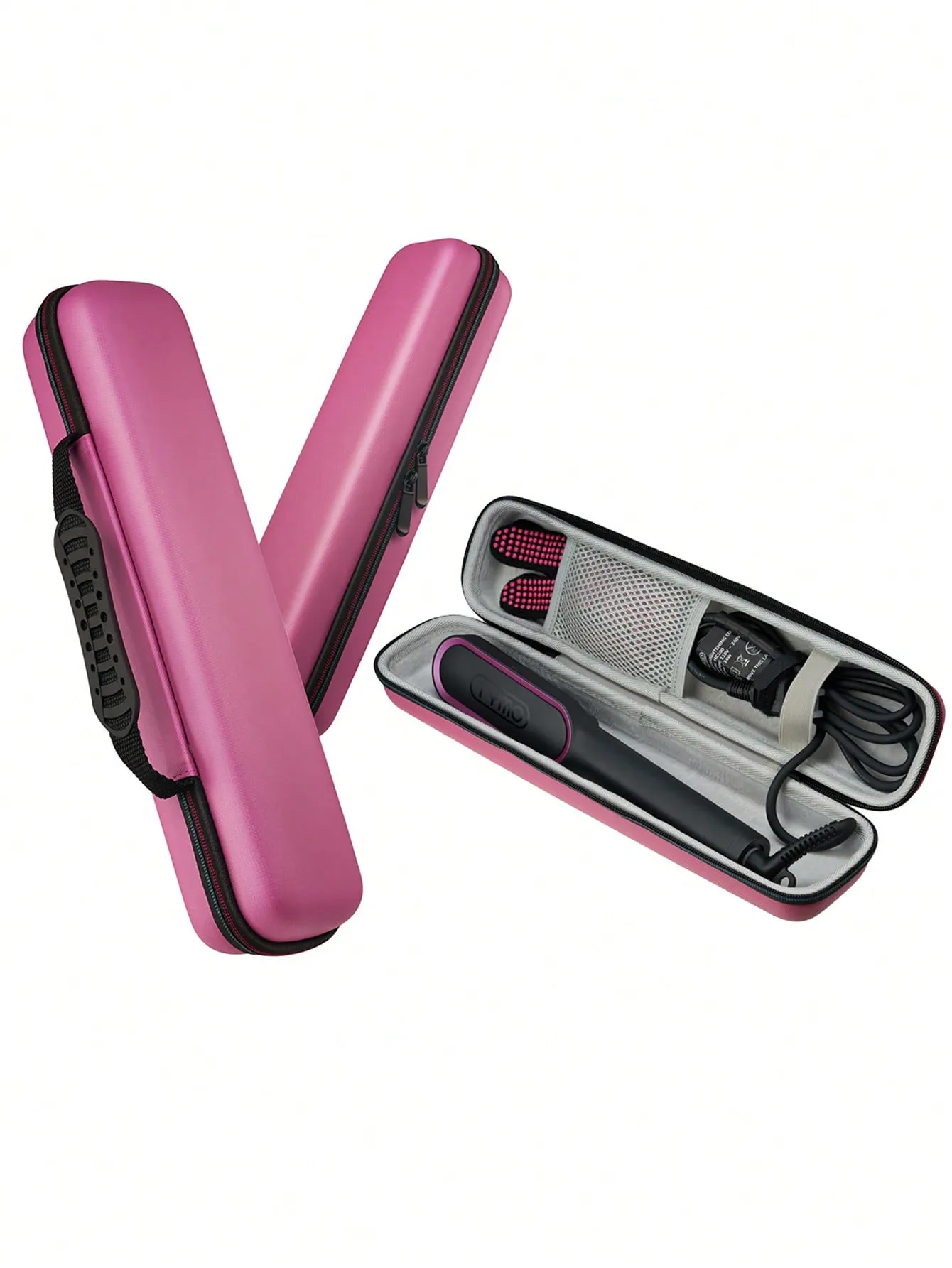 1pc Curling Iron Portable Storage Box Straight Hair Comb Portable Storage Bag