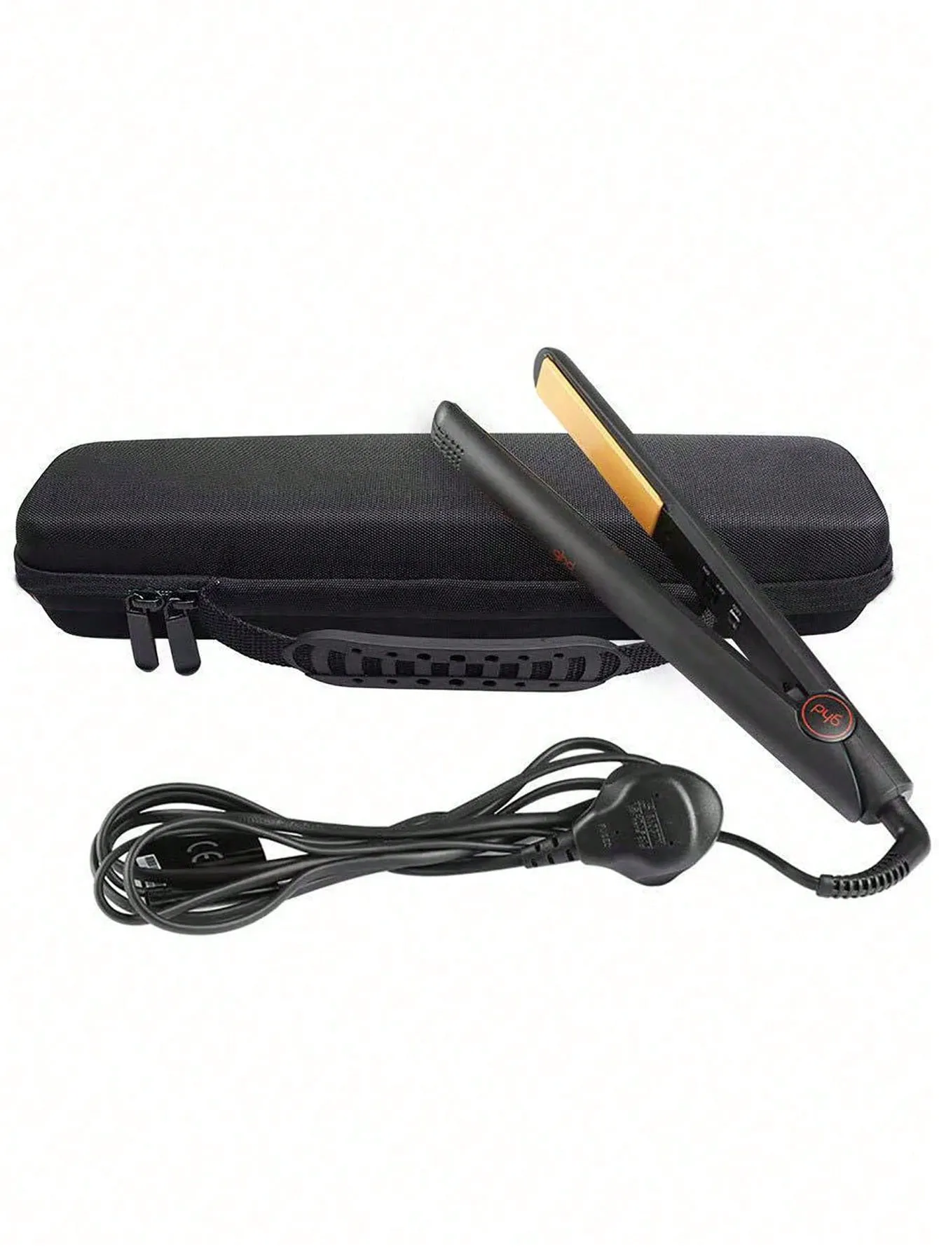 1pc Curling Iron Portable Storage Box Straight Hair Comb Portable Storage Bag