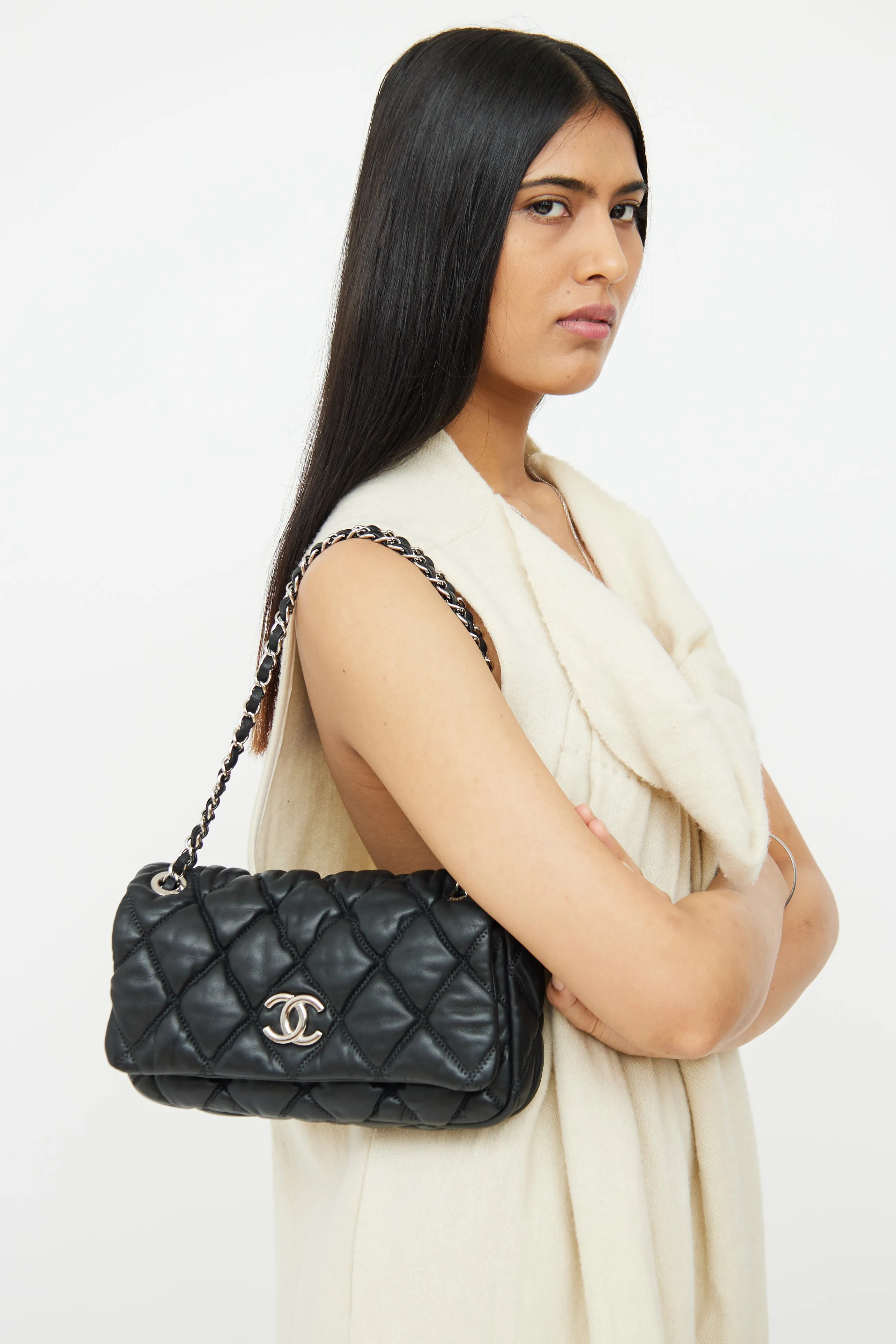 2007 Bubble Quilt Flap Bag