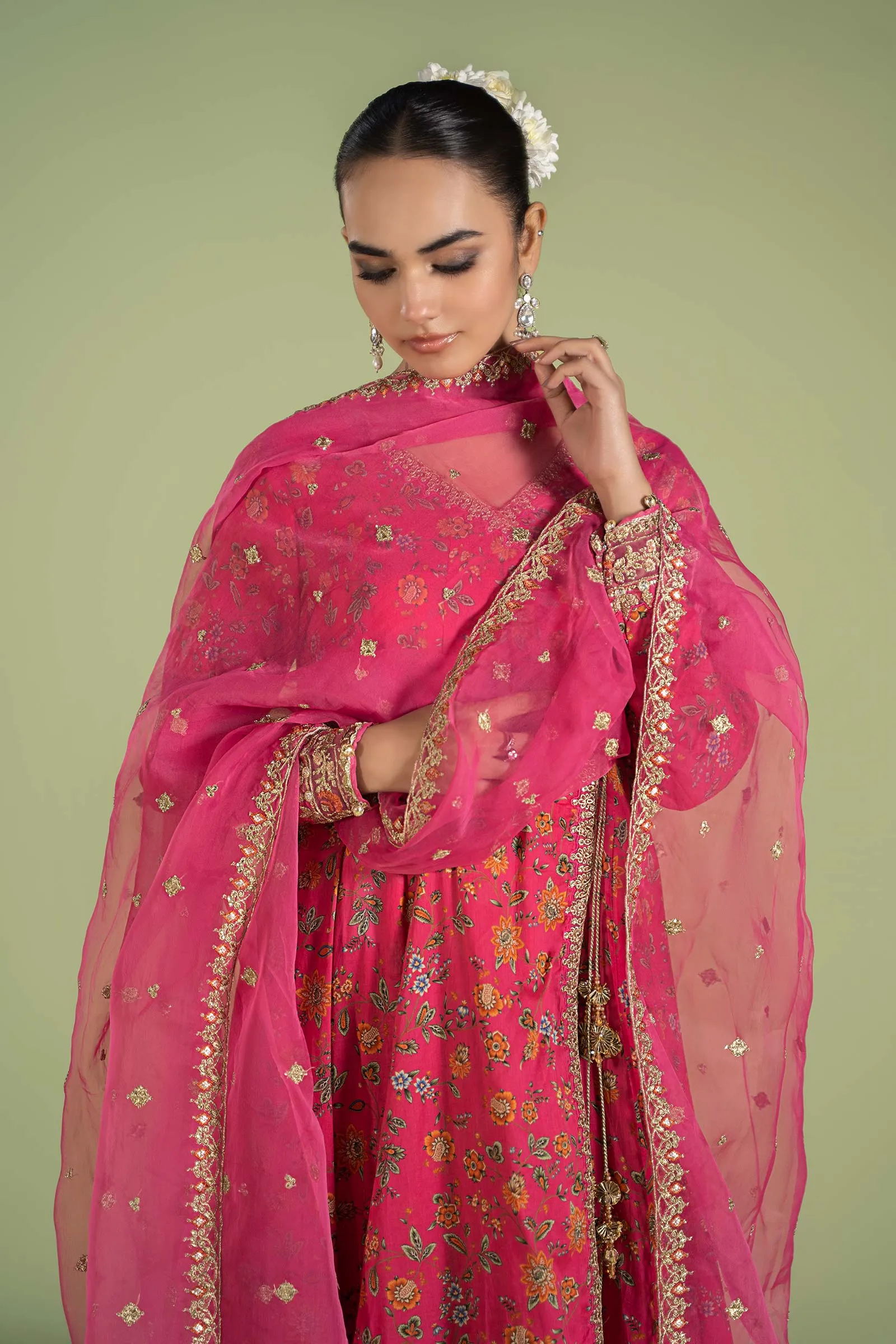 3 Piece Embroidered Lawn Suit | DW-EF24-47