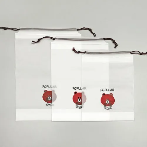 3 pieces Dustproof Travel Storage Bag, Bear Design