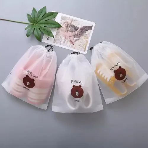 3 pieces Dustproof Travel Storage Bag, Bear Design