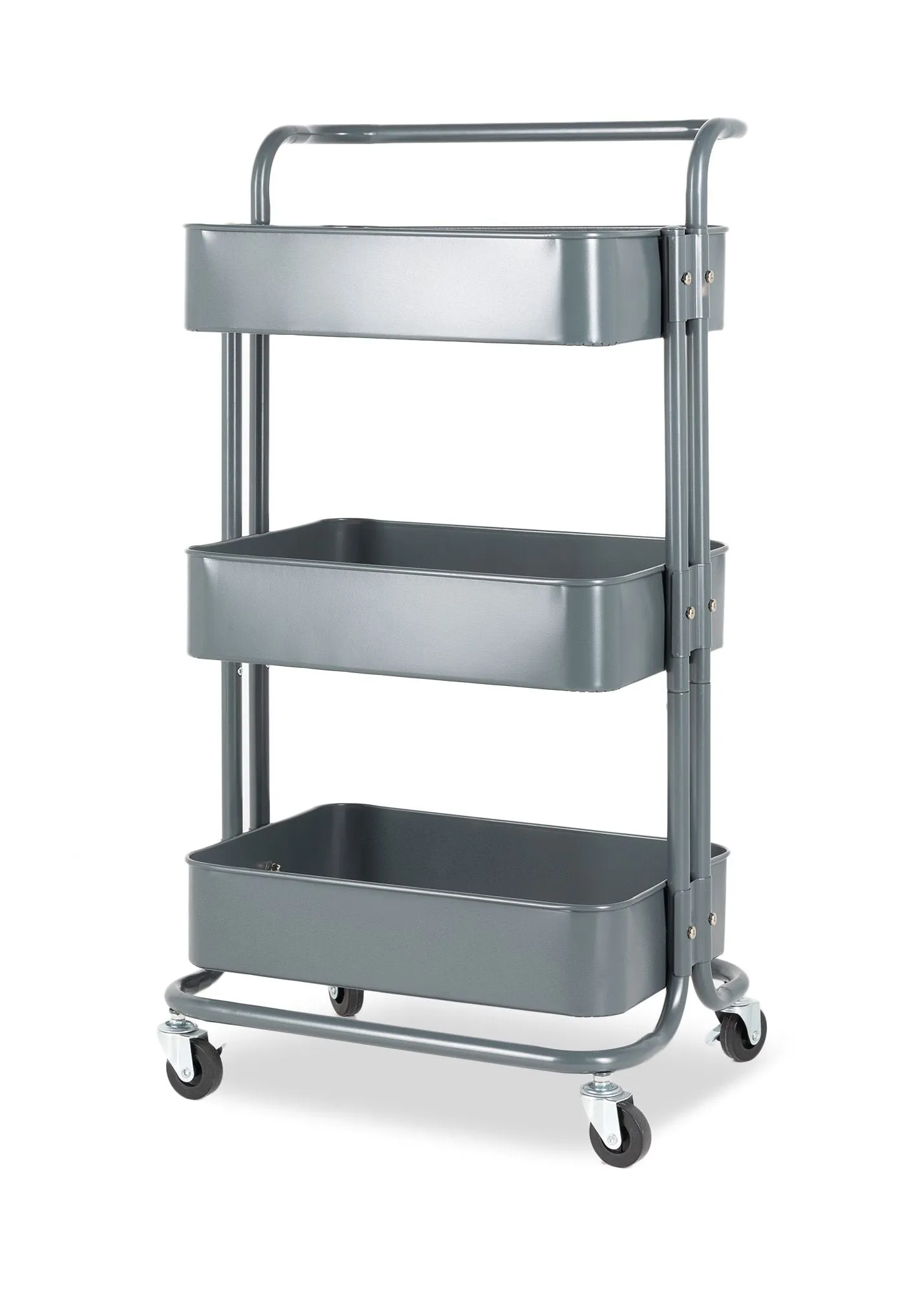 3 Tier Trolley Bfeeding Utility Cart - Gray
