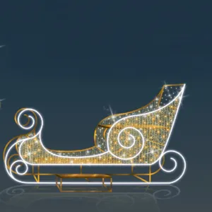 3D LED SANTA SLEIGH