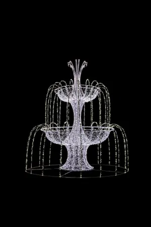 3D LED SPRINKLING WATERS FOUNTAIN