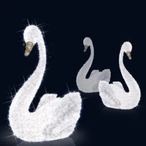 3D LED SWANS
