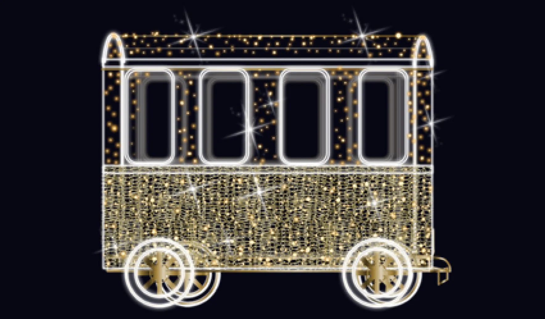 3D LED TRAIN PASSENGER CAR
