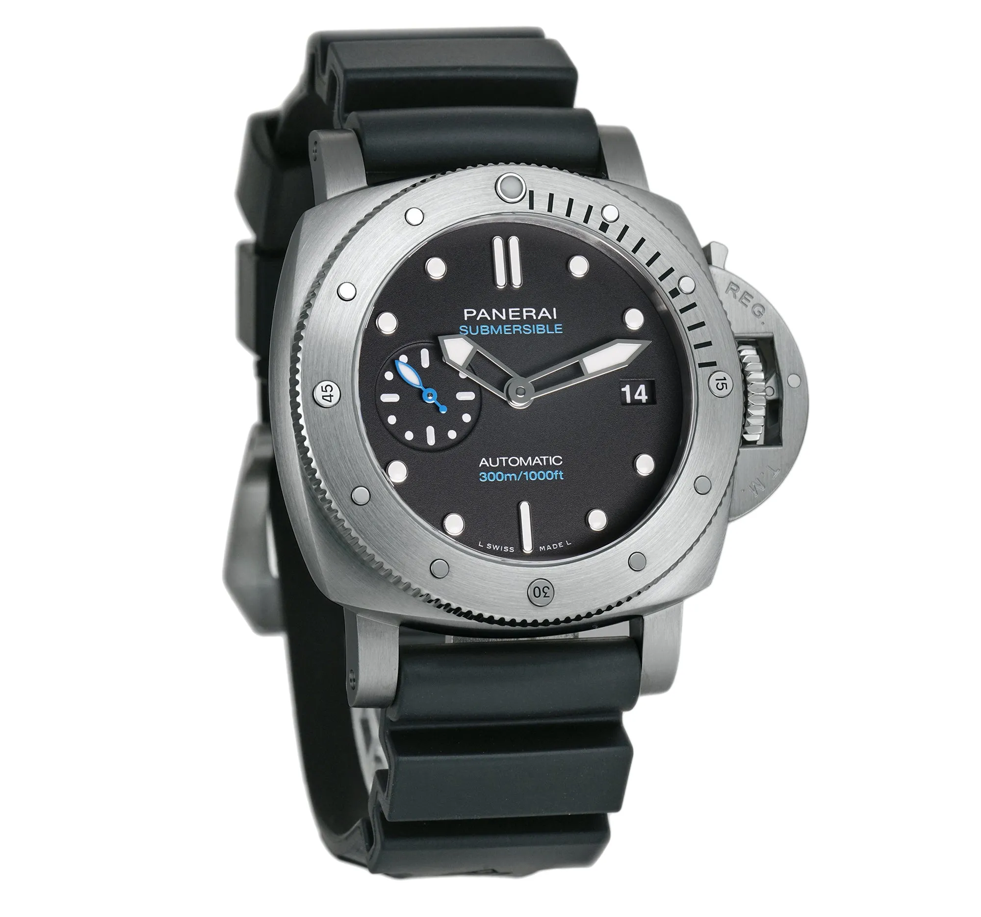 42mm Steel Black Dial