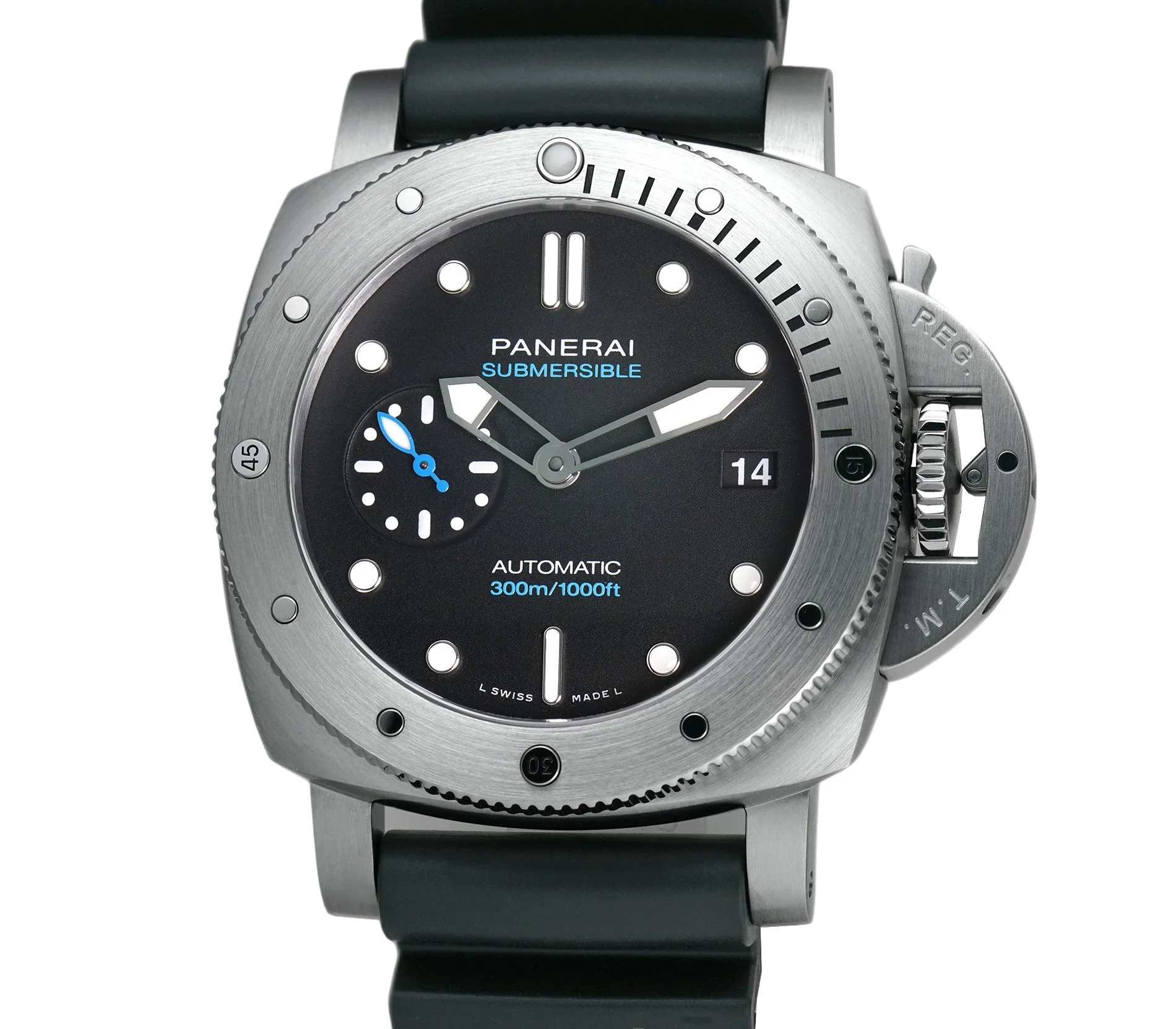 42mm Steel Black Dial