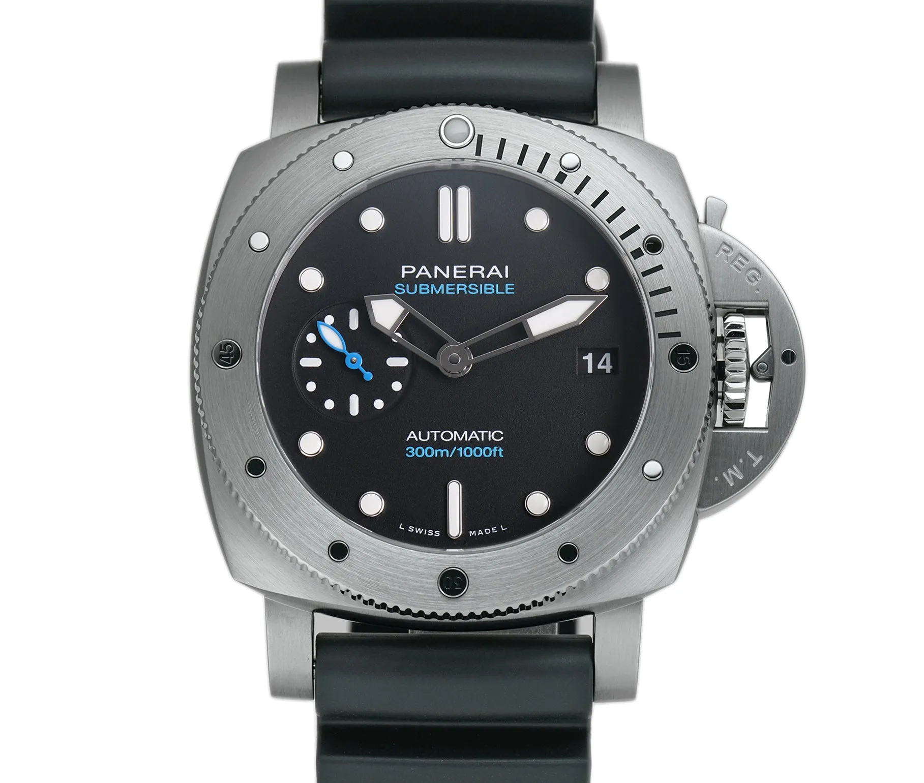42mm Steel Black Dial