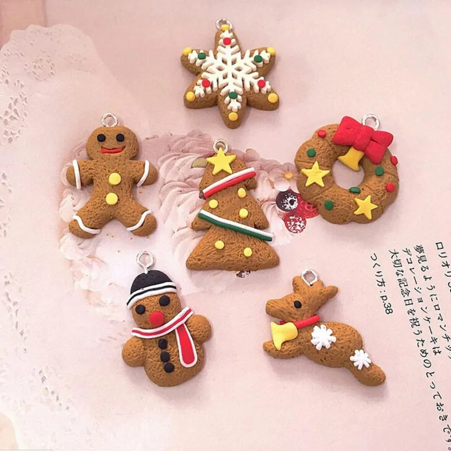 6 Pieces Christmas Tree Pendant Decoration Ornament