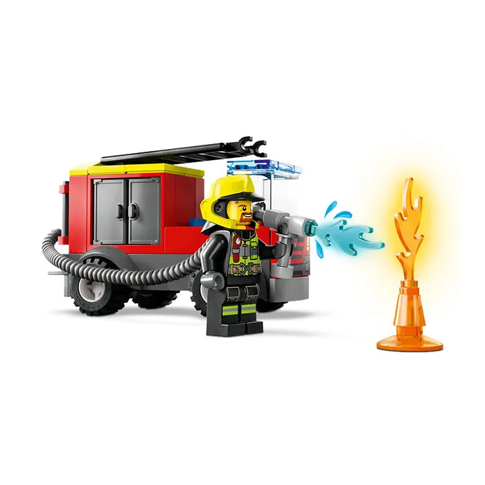 60375 FIRE STATION AND FIRE TRUCK