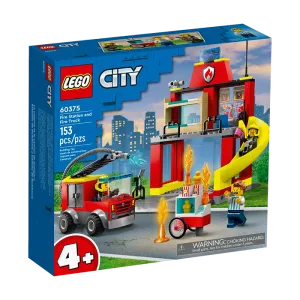 60375 FIRE STATION AND FIRE TRUCK