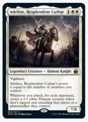 Adeline, Resplendent Cathar - Innistrad: Midnight Hunt - #001/277