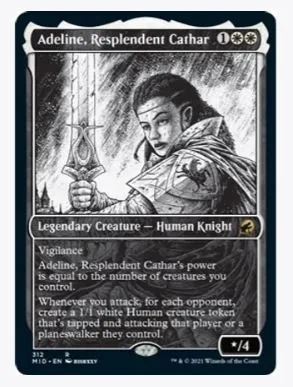 Adeline, Resplendent Cathar (Showcase) - Innistrad: Midnight Hunt - #312
