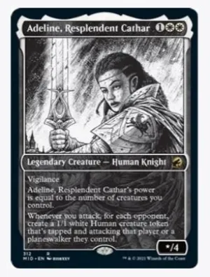Adeline, Resplendent Cathar (Showcase) - Innistrad: Midnight Hunt - #312