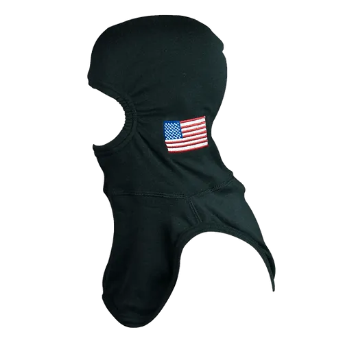 American Flag Black PAC II P84 Hood