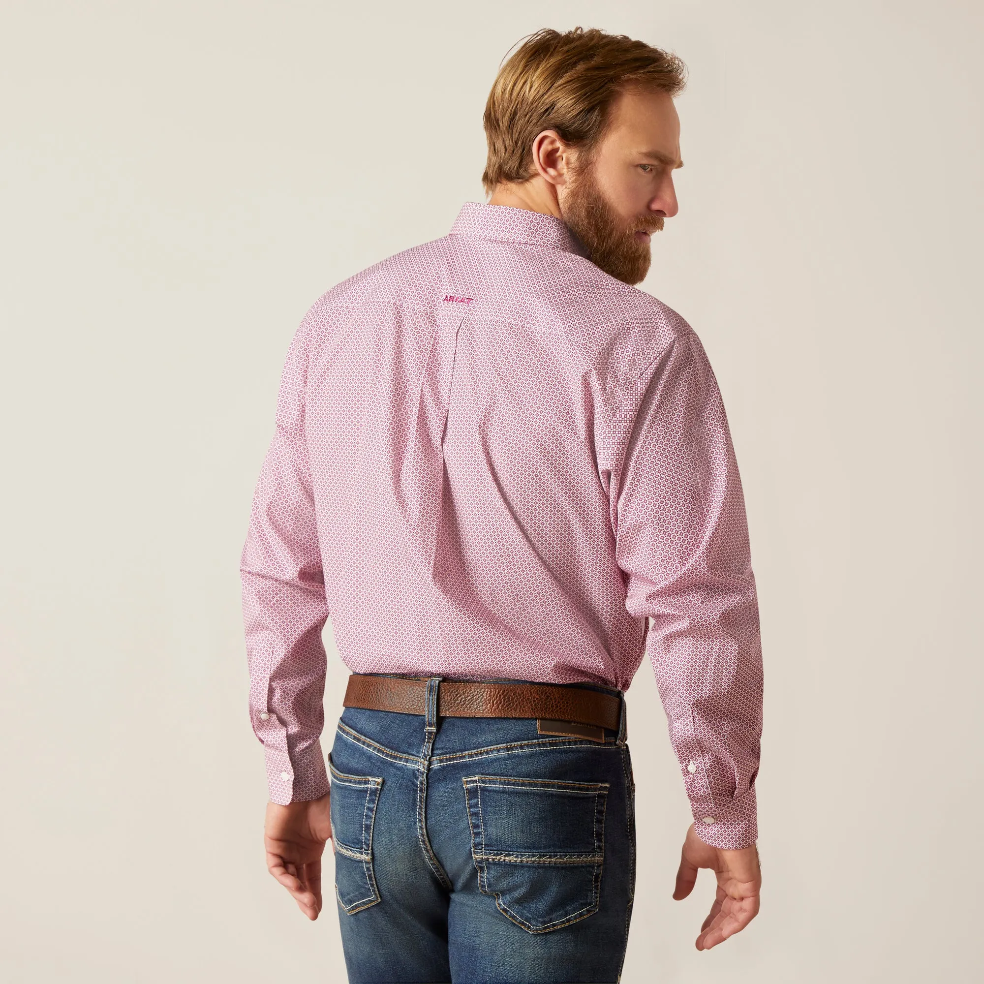 Ariat Men's Wrinkle Free Vince Classic Fit Shirt, White