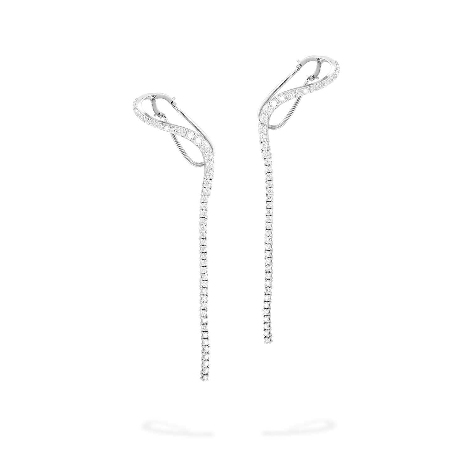 Aurora Earrings | White gold