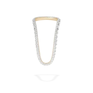 Aurora ring | Full diamond and rose gold