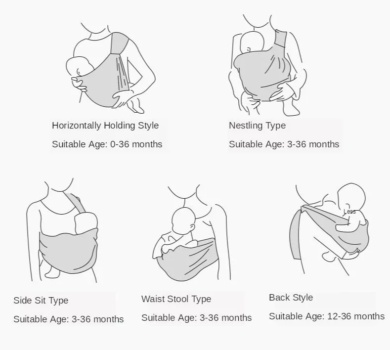 Baby Carrier Cotton Wrap
