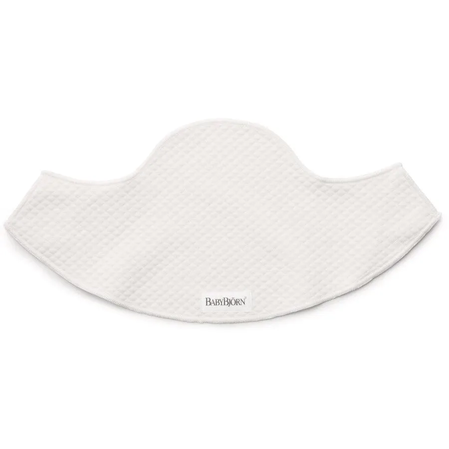 BabyBjorn Bib For Baby Carrier 2-Pack Mini And Move (White)