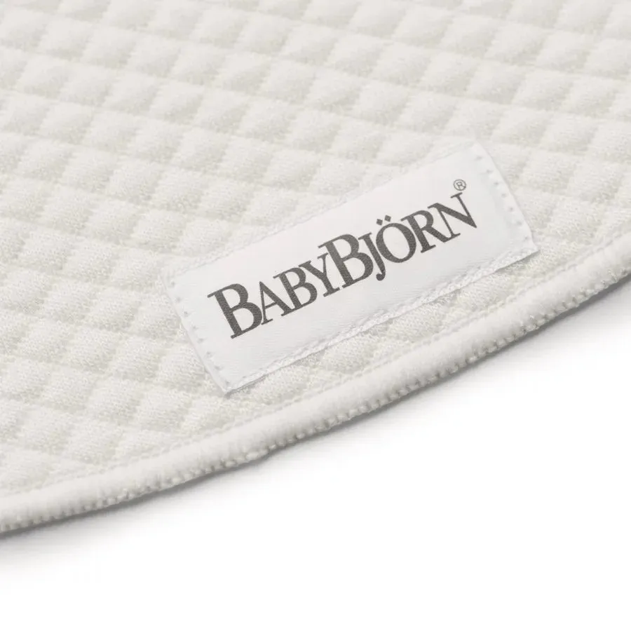 BabyBjorn Bib For Baby Carrier 2-Pack Mini And Move (White)