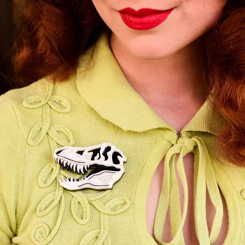 Bad to the Bone Brooch