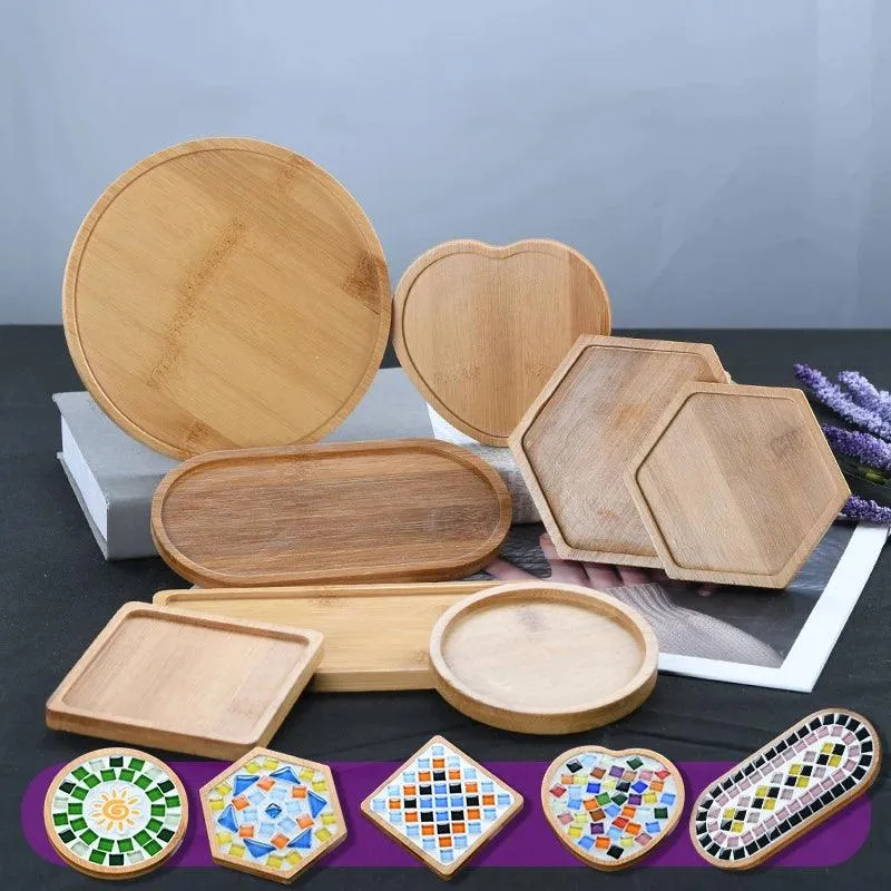 Bamboo Serenity: Chic Bathroom Storage Set with Coaster