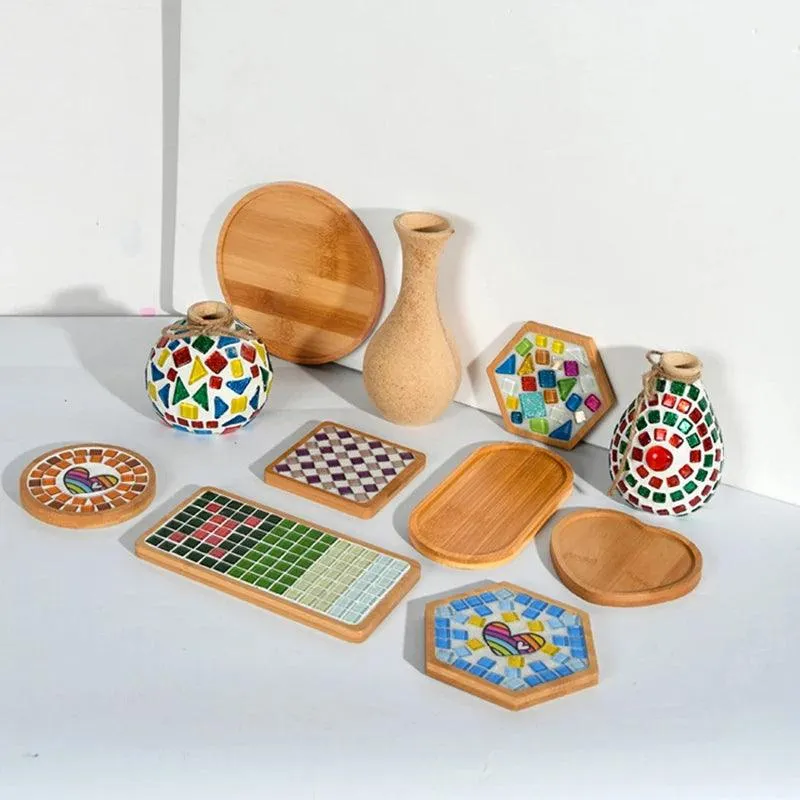 Bamboo Serenity: Chic Bathroom Storage Set with Coaster