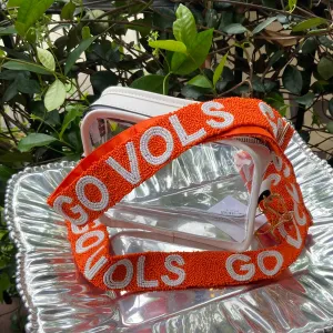 BEADED BAG STRAP GO VOLS