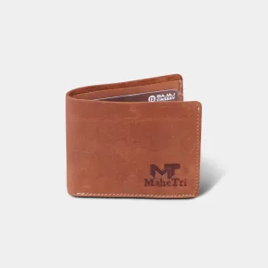 Bi-fold Brown Leather Wallet