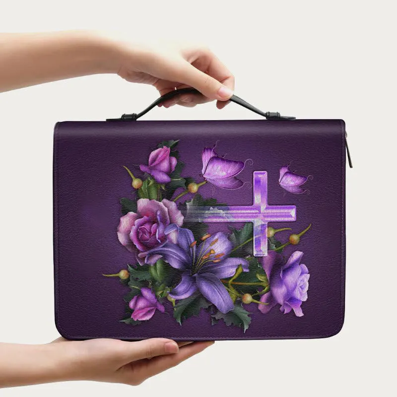 Bible Storage Bag For Daily Leather Devout Praying Design Handbag