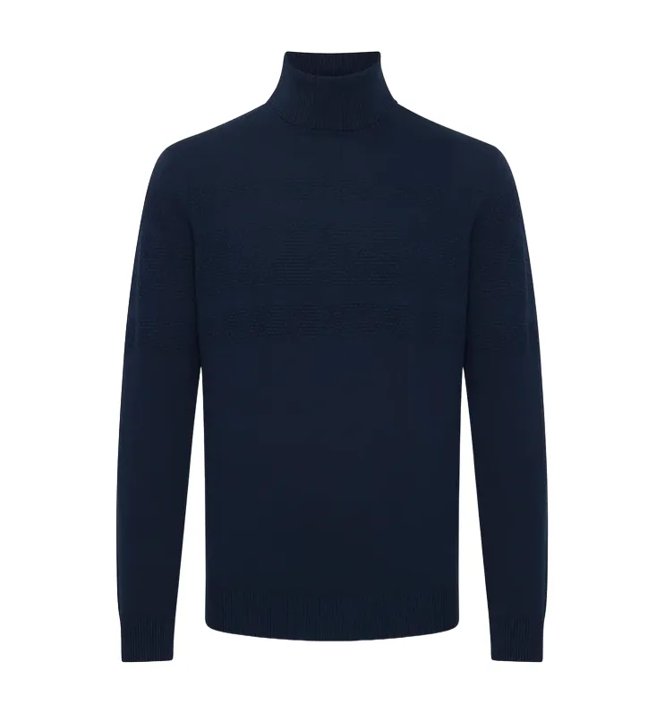 Blend Maglia dolcevita da uomo Pullower 20715853 194024 blu
