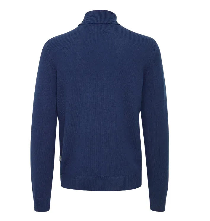 Blend maglioncino da uomo a dolcevita con vestibiltà regolare 20716087 194024 blu