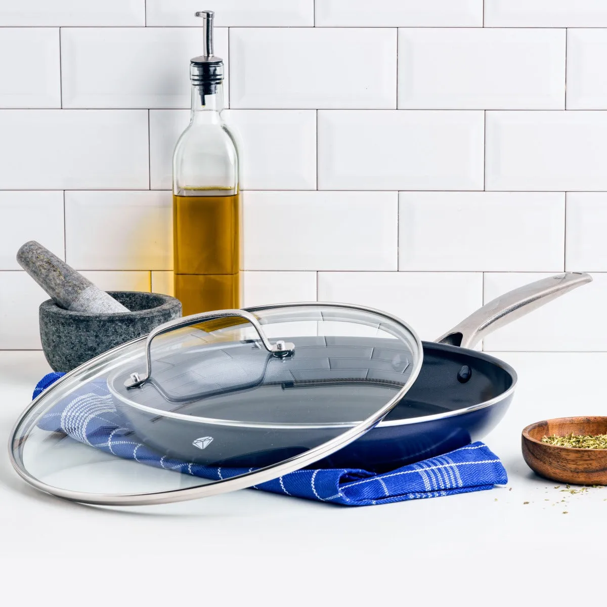 Blue Diamond Classic 12" Frypan with Lid