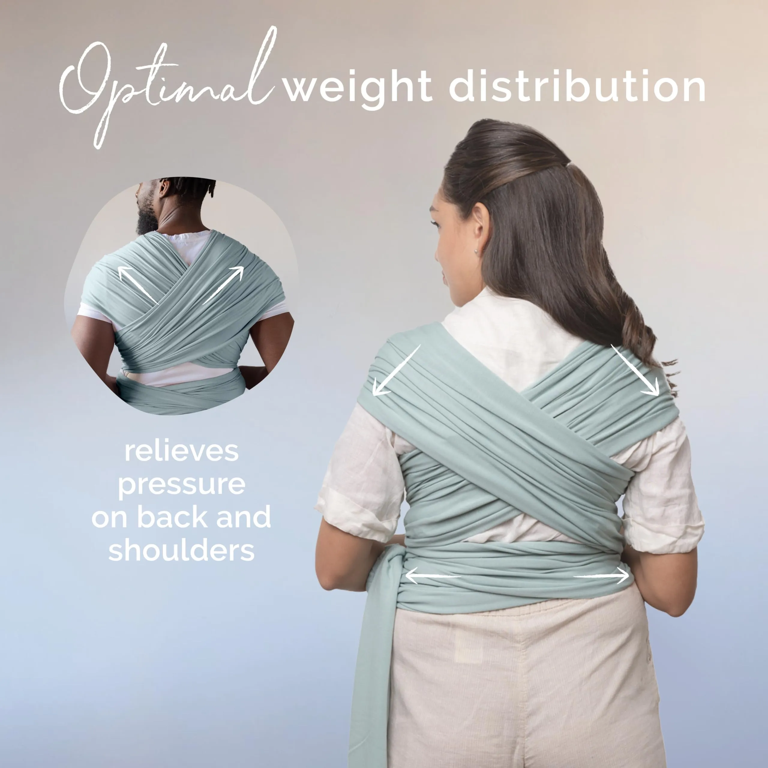 Boba: Baby Wrap Carrier – Baby Sling for Newborns to Toddlers, Soft & Stretchable Wrap for Babywearing Essentials