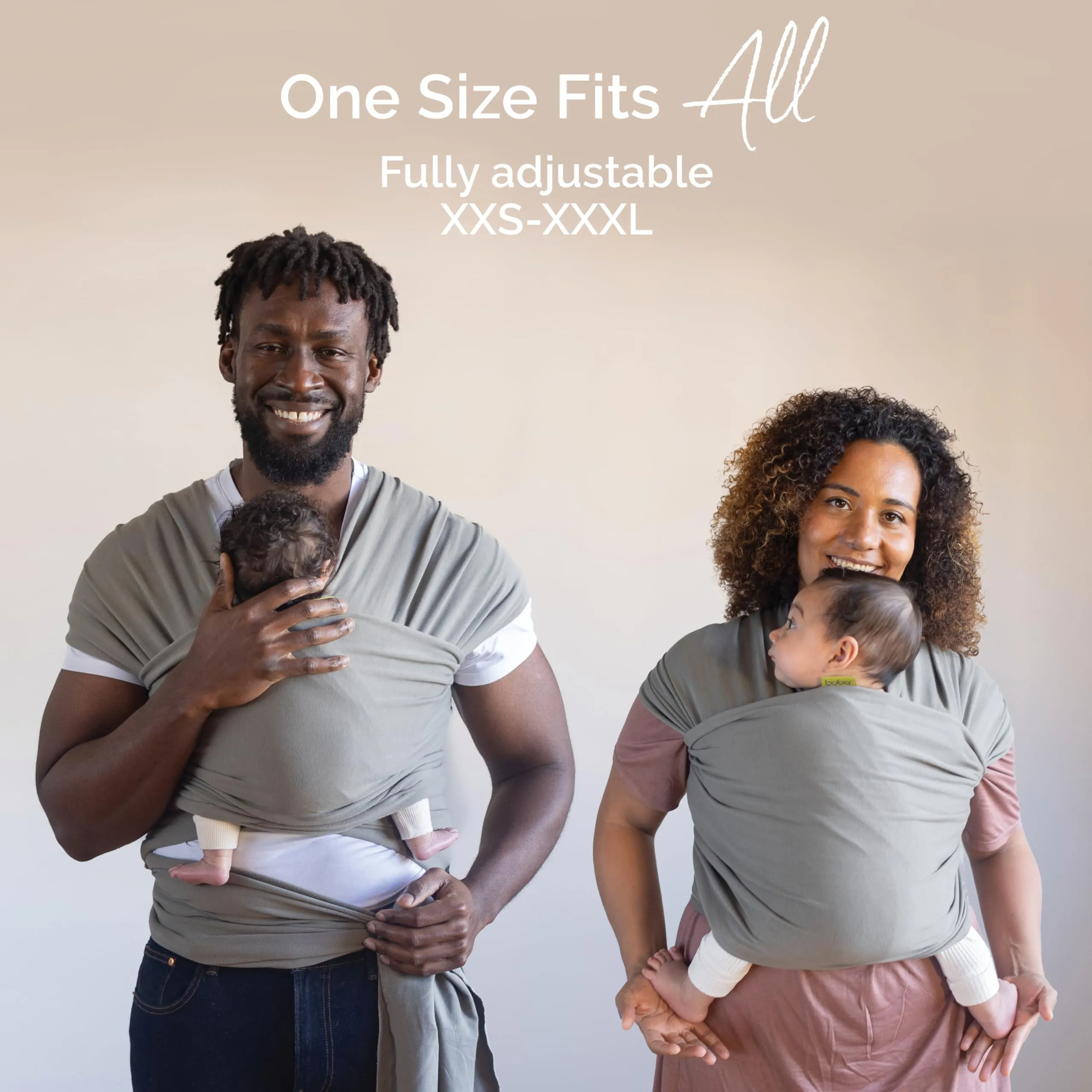 Boba: Baby Wrap Carrier – Baby Sling for Newborns to Toddlers, Soft & Stretchable Wrap for Babywearing Essentials