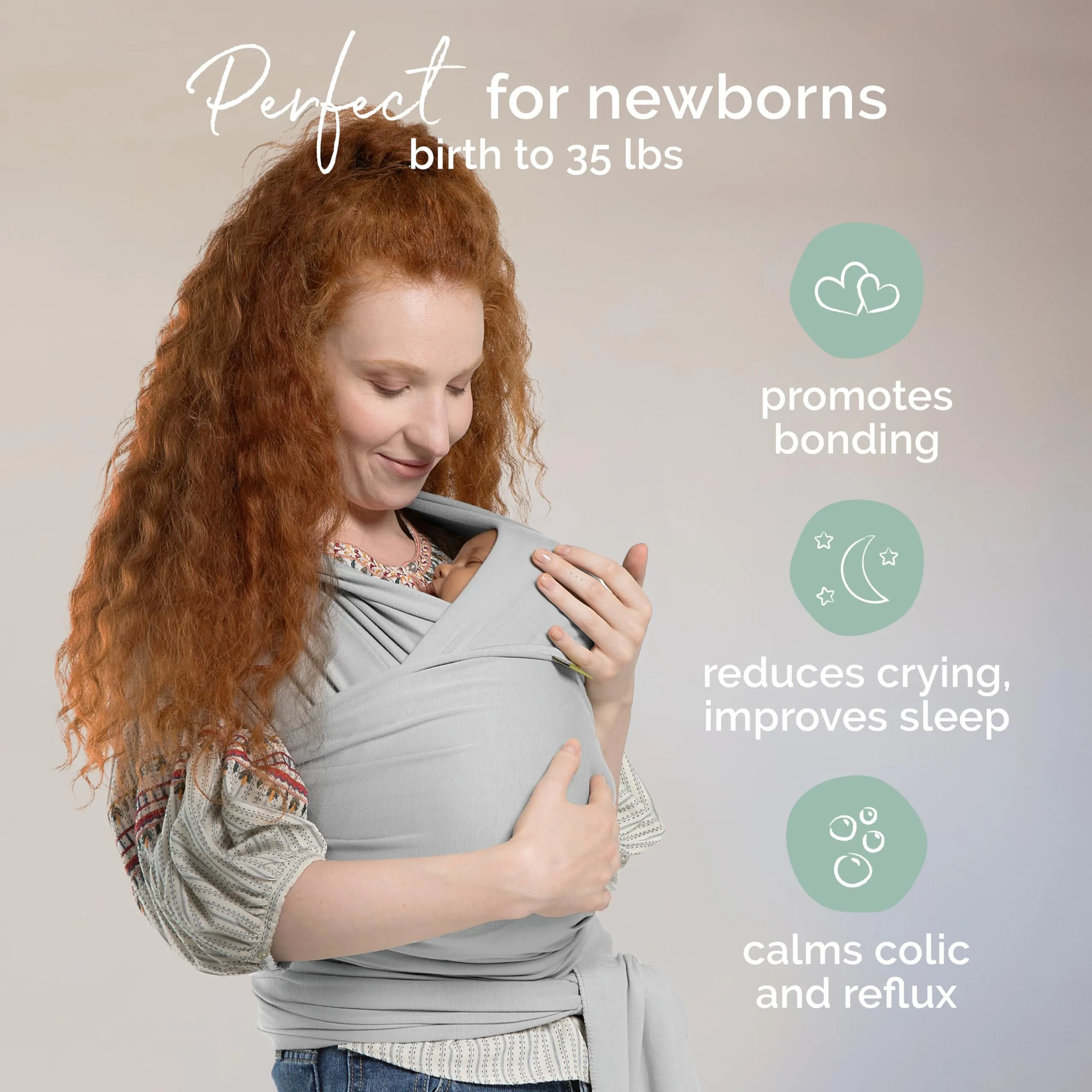 Boba: Baby Wrap Carrier – Baby Sling for Newborns to Toddlers, Soft & Stretchable Wrap for Babywearing Essentials