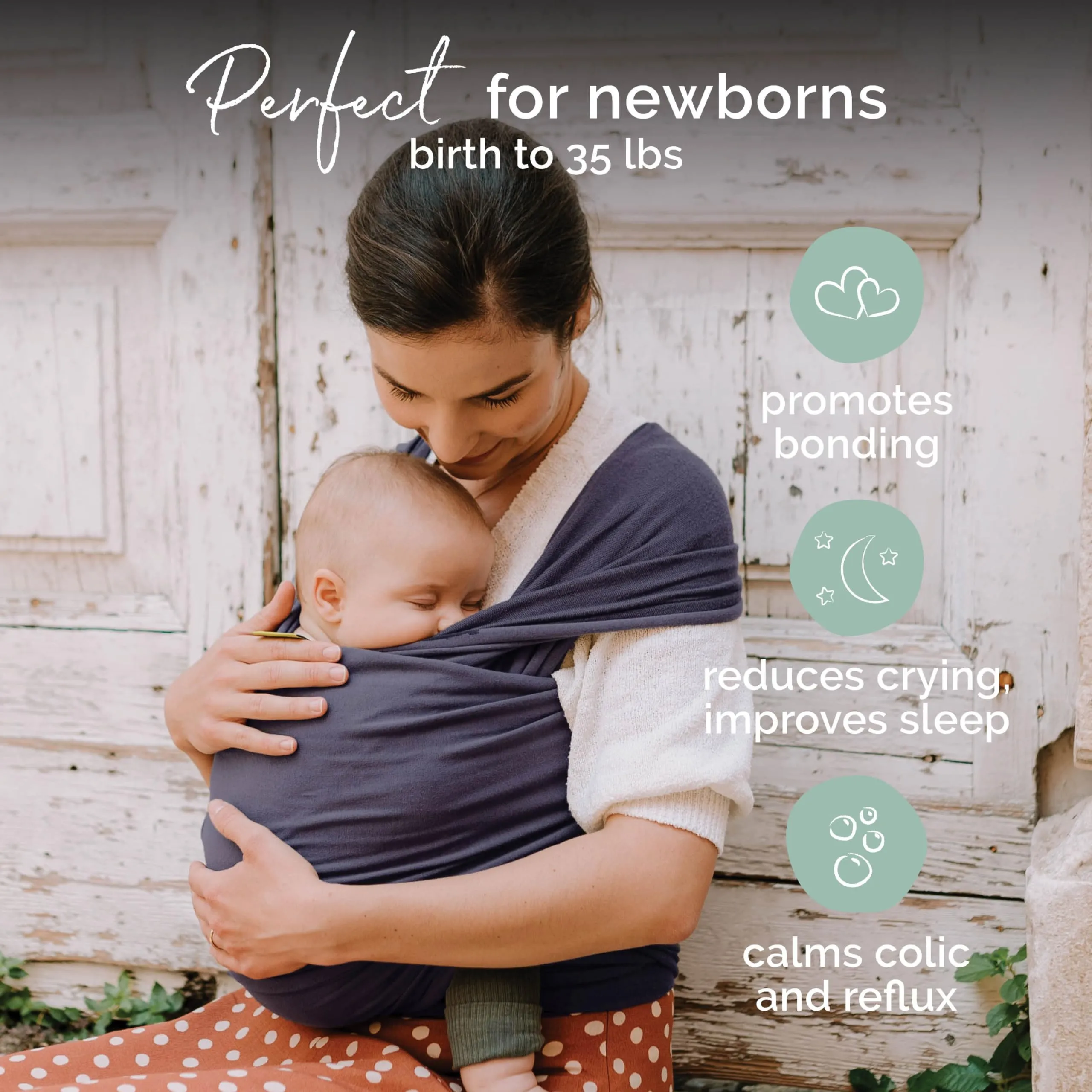 Boba: Baby Wrap Carrier – Baby Sling for Newborns to Toddlers, Soft & Stretchable Wrap for Babywearing Essentials
