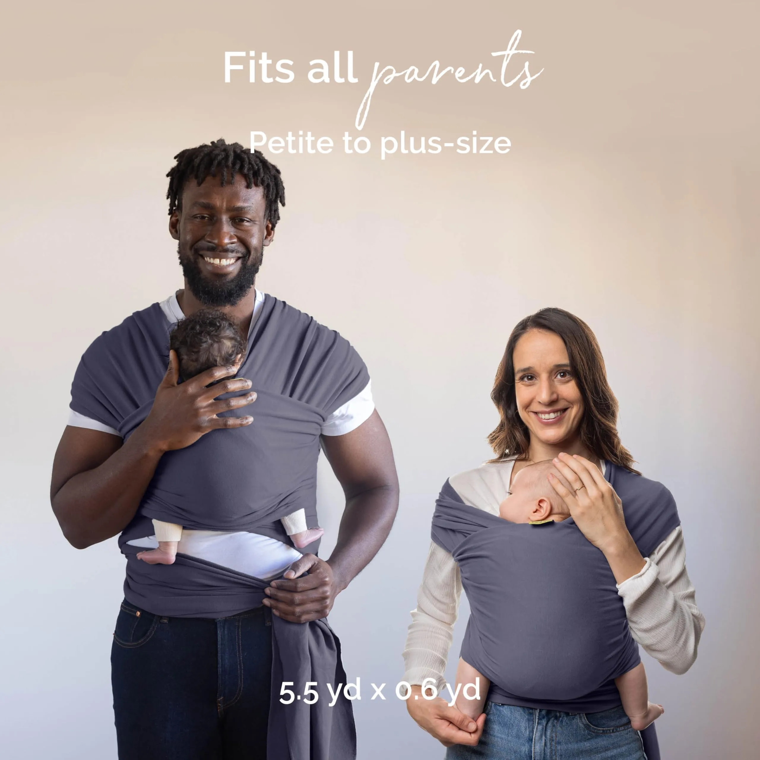 Boba: Baby Wrap Carrier – Baby Sling for Newborns to Toddlers, Soft & Stretchable Wrap for Babywearing Essentials