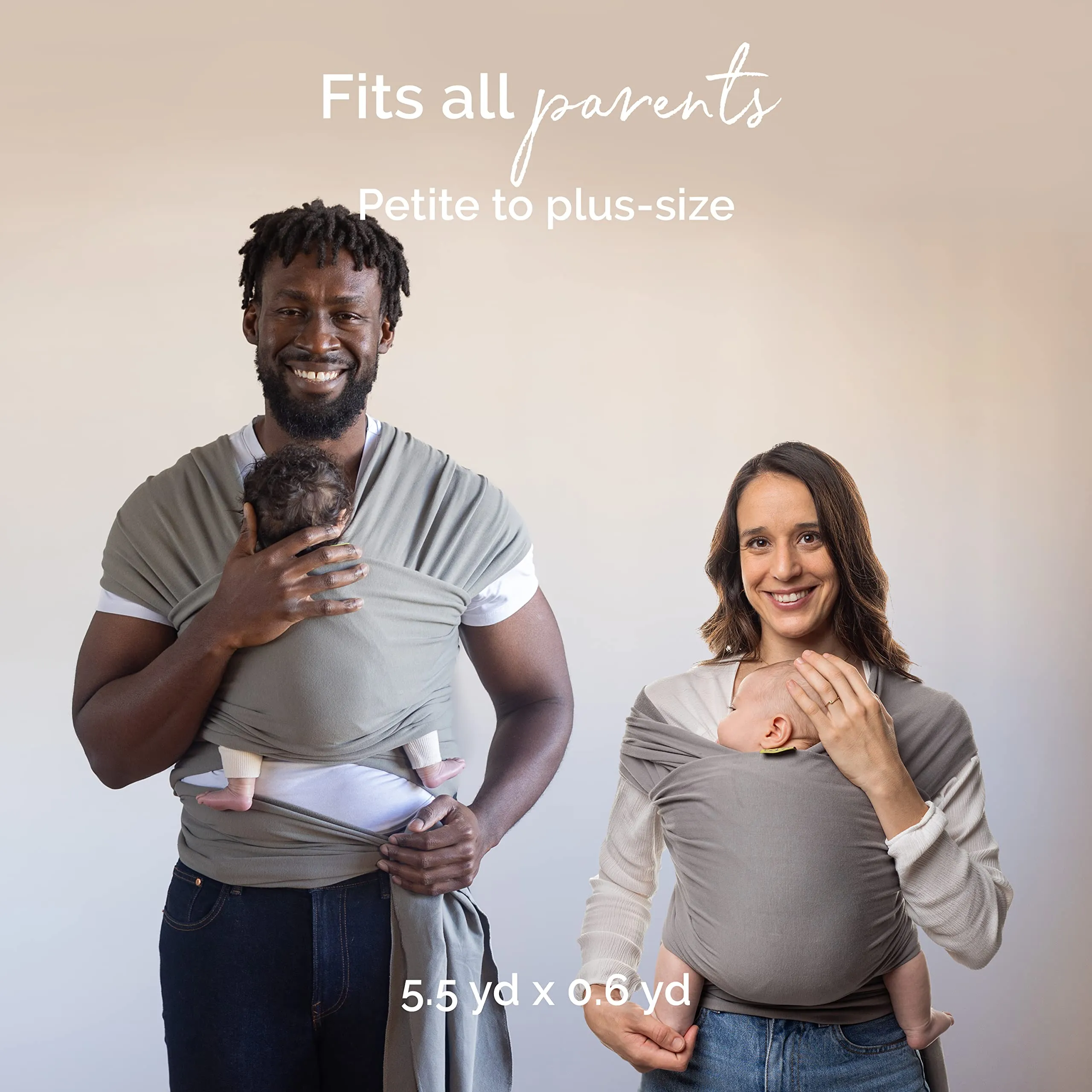 Boba: Baby Wrap Carrier – Baby Sling for Newborns to Toddlers, Soft & Stretchable Wrap for Babywearing Essentials
