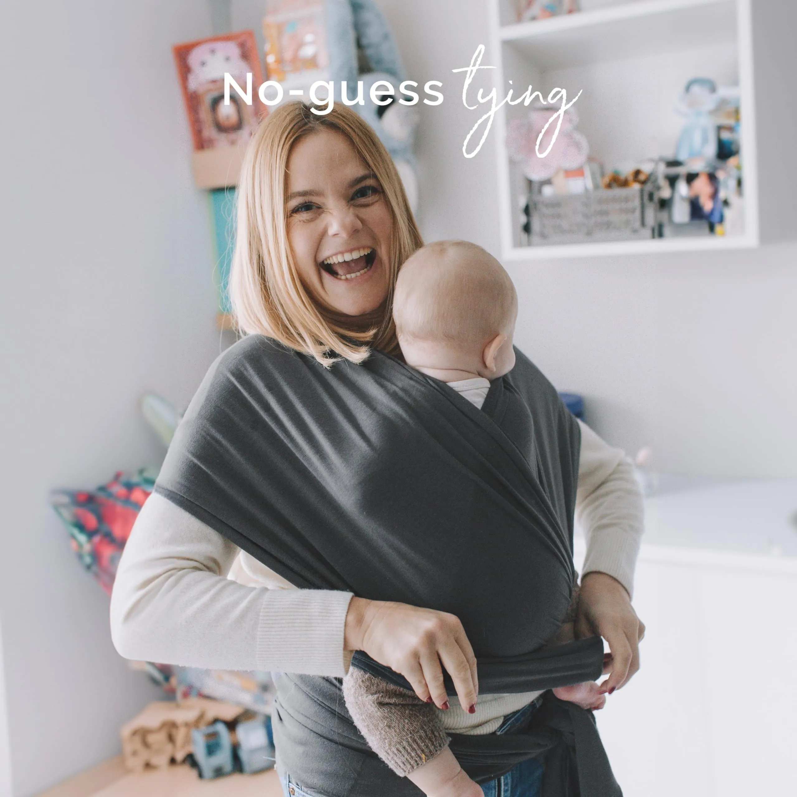 Boba: Baby Wrap Carrier – Baby Sling for Newborns to Toddlers, Soft & Stretchable Wrap for Babywearing Essentials