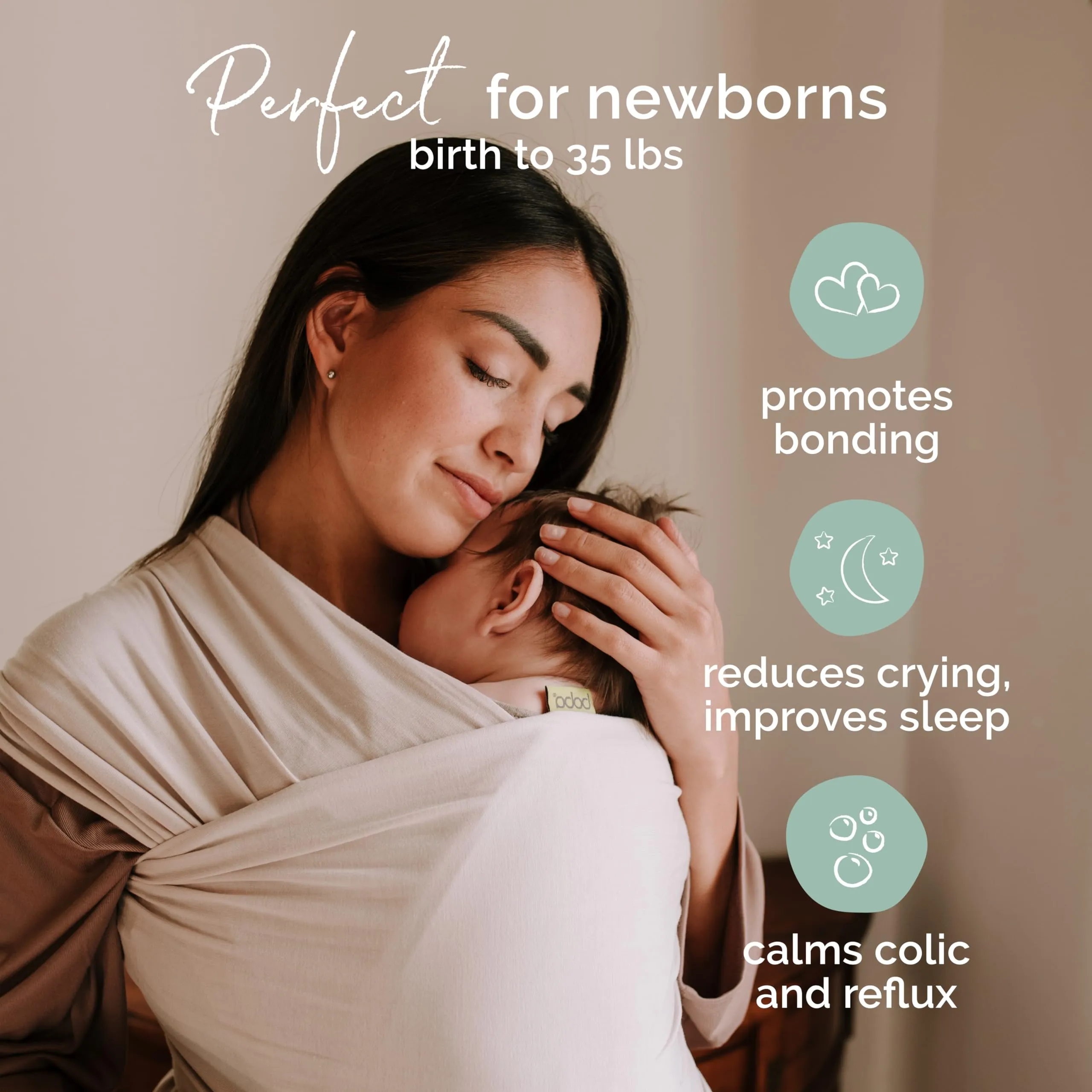 Boba: Baby Wrap Carrier – Baby Sling for Newborns to Toddlers, Soft & Stretchable Wrap for Babywearing Essentials