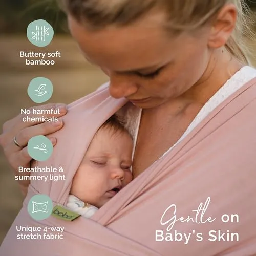 Boba: Baby Wrap Carrier – Baby Sling for Newborns to Toddlers, Soft & Stretchable Wrap for Babywearing Essentials