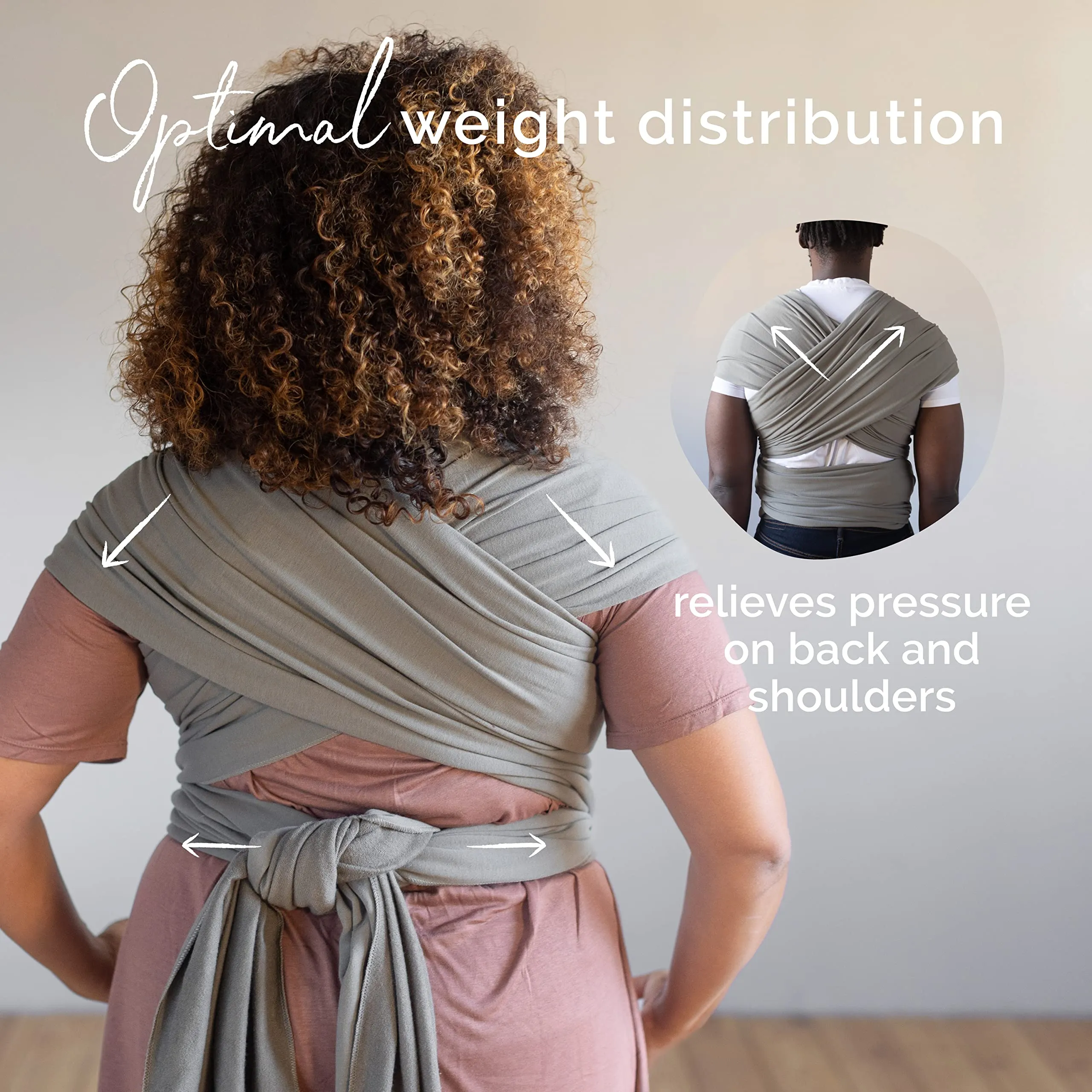 Boba: Baby Wrap Carrier – Baby Sling for Newborns to Toddlers, Soft & Stretchable Wrap for Babywearing Essentials